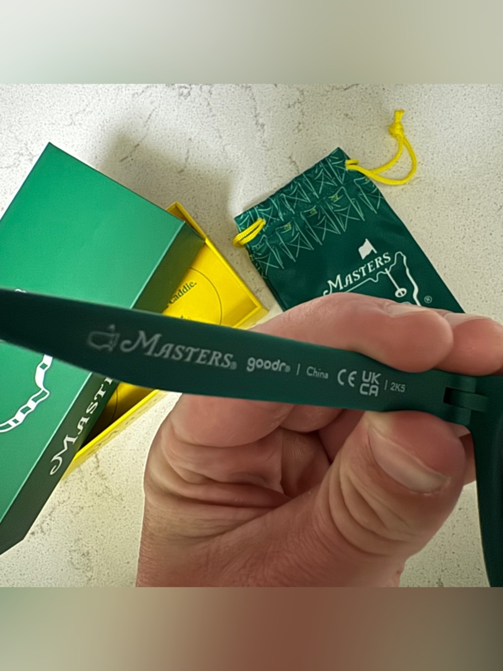 NEW IN BOX- The Masters Goodr Polarized Sunglasses- Augusta National - Picture 5 of 8